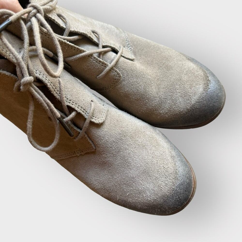 TOMS Lunata suede heeled lace up booties - Picture 3 of 7